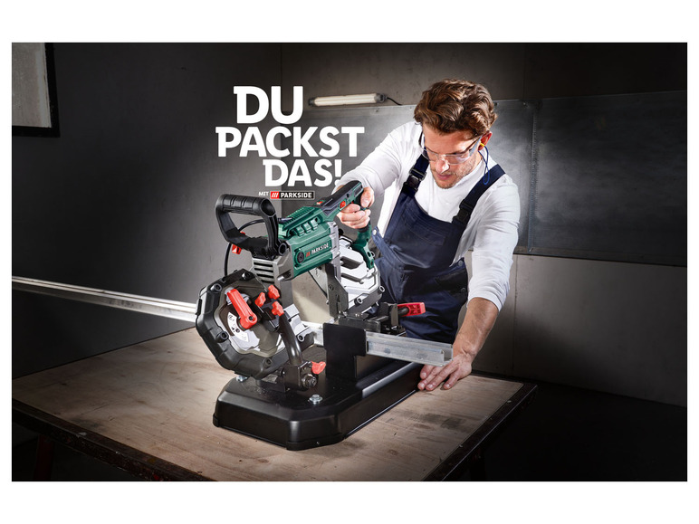 PARKSIDE® Metallbandsäge »PMB 1100 B2«, mit Untergestell, 0–290 min-¹