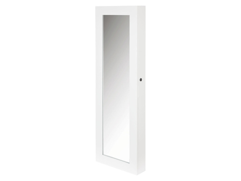 LIVARNO home Spiegel-Schmuckschrank, samtig gepolstert
