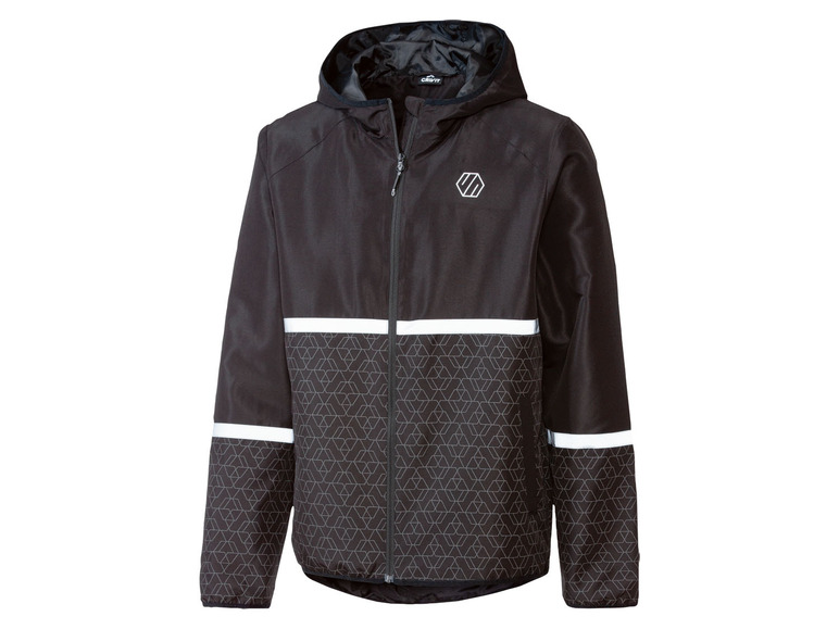 CRIVIT Herren Funktionsjacke mit verlängerter Rückseite