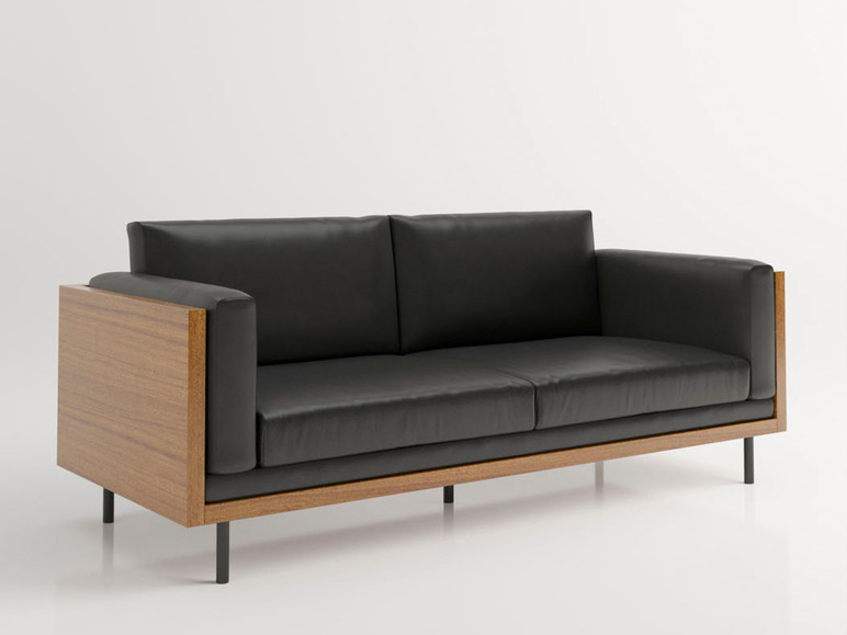 PLAYBOY Sofa »Shelby«, 3-Sitzer, mit Arm-und Rückenlehne