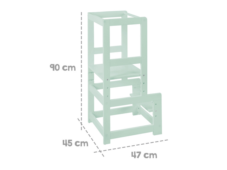 roba Lernturm, Montessori-Prinzip, aus Holz
