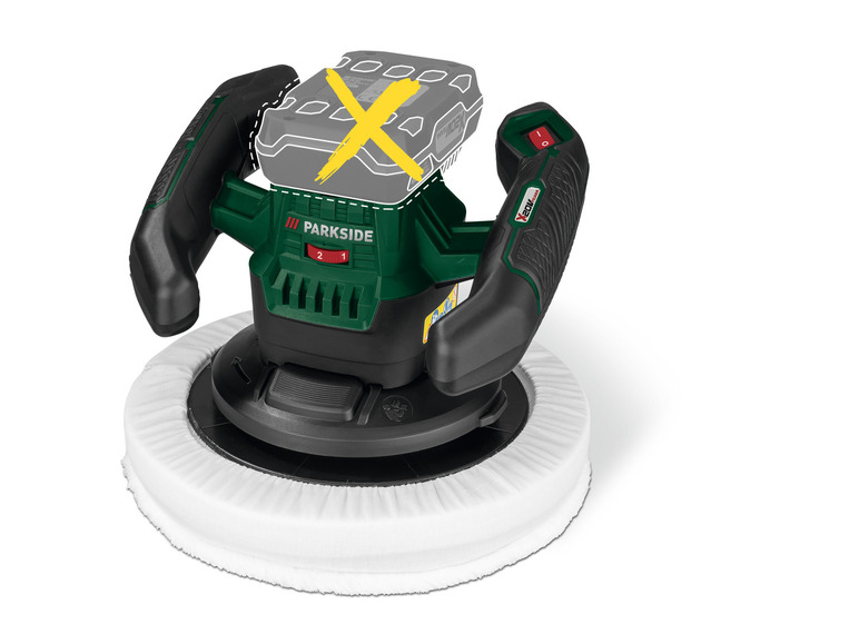 PARKSIDE® 20V Akku-Poliermaschine »PPMA 20-li B2«, ohne Akku und Ladegerät