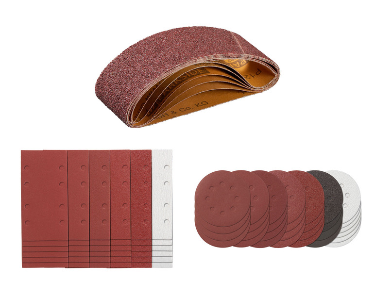 PARKSIDE® Schleifpapier für Band-, Schwing und Exzenterschleifer