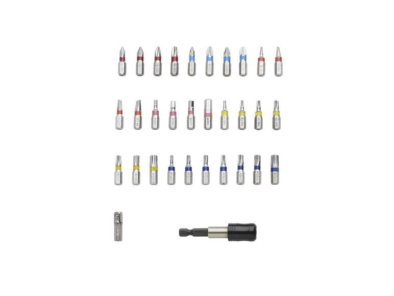 PARKSIDE® Bit-Satz »PBS 3 C3«, farbcodiert