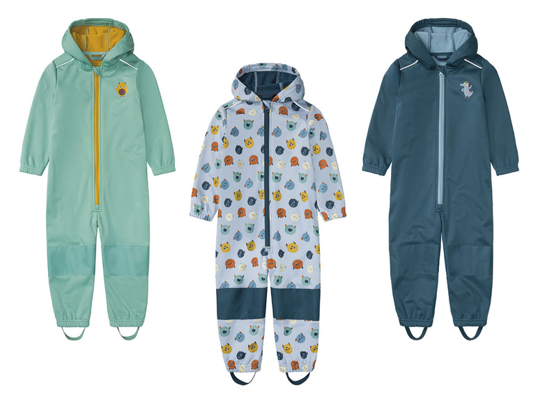 lupilu® Kleinkinder Matsch- und Buddel-Overall, aus 3-lagigem Softshell-Material