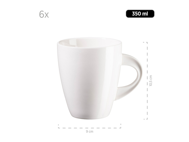 MÄSER Kaffeebecher-Set »La Musica«, 6-teilig, aus Porzellan