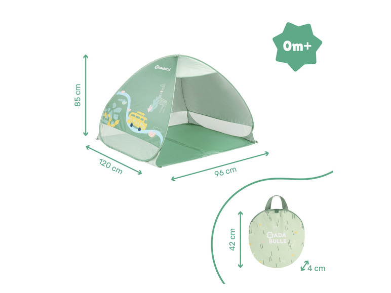 Badabulle Strandmuschel »Safari«, mit UV-Schutz