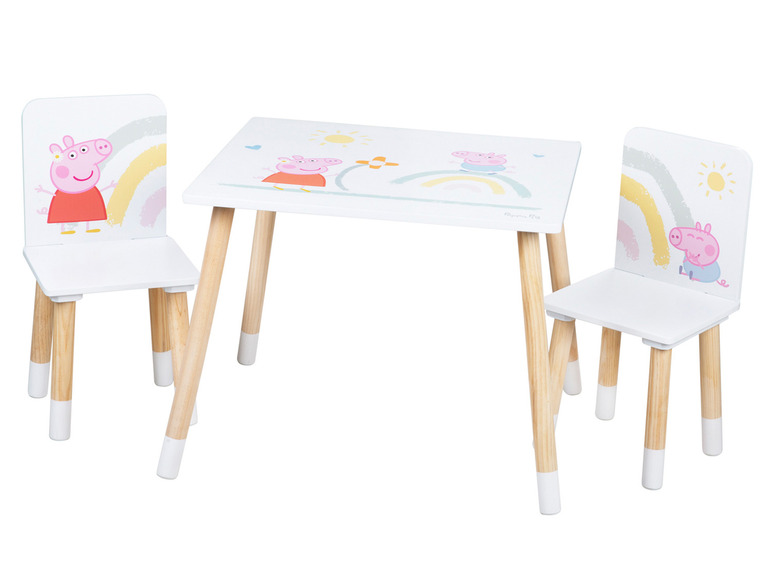 roba Kindersitzgruppe »Peppa Pig«, mit zwei Stühlen und einem Tisch  roba Kindersitzgruppe »Peppa Pig«, mit zwei Stühlen und einem Tisch