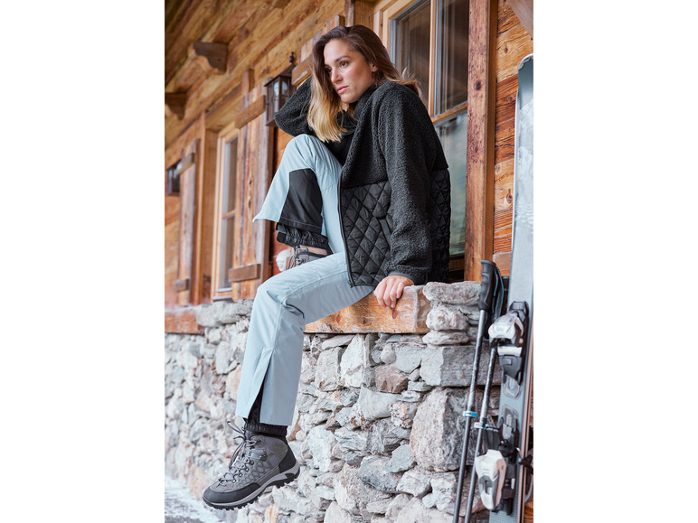 CRIVIT Damen Jacke aus weichem Lammfellimitat