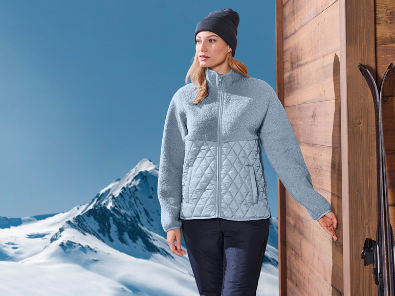 CRIVIT Damen Jacke aus weichem Lammfellimitat