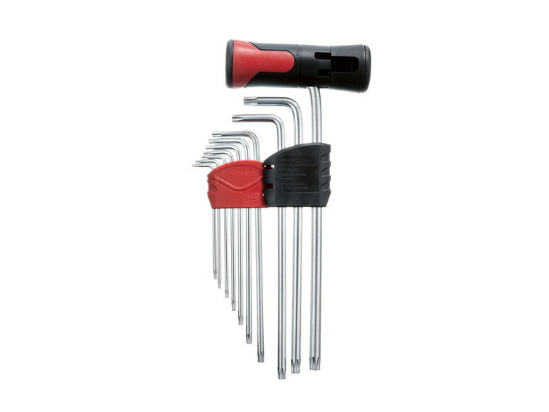 PARKSIDE® Stiftschlüsselsatz, mit T-Griff, 11-teilig