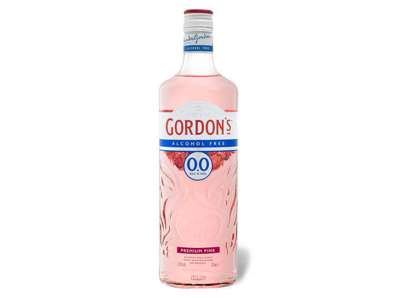 GORDON\'S Pink 0,0% Vol alkoholfrei