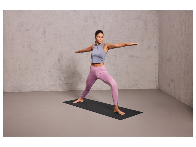 CRIVIT Fitness- und Yogamatte, 183 x 61 cm, mit Tragegurt