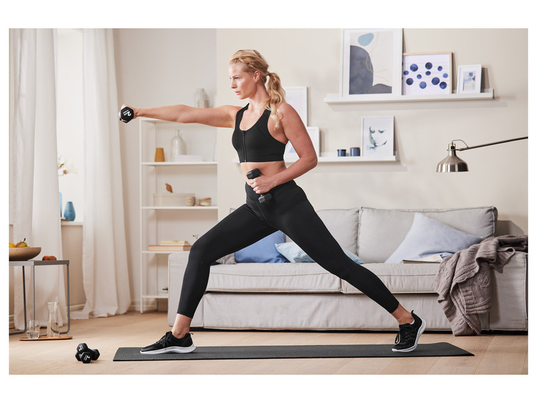 CRIVIT Fitness- und Yogamatte, 183 x 61 cm, mit Tragegurt