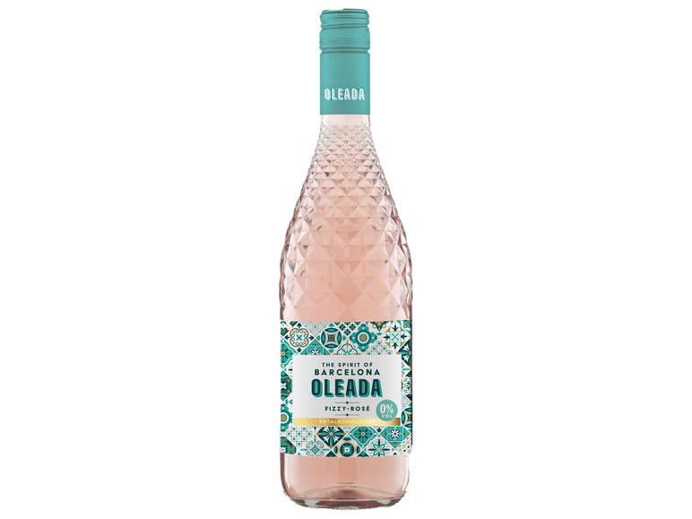 Oleada Spirit of Barcelona Fizzy-Rosé alkoholfrei, schäumend