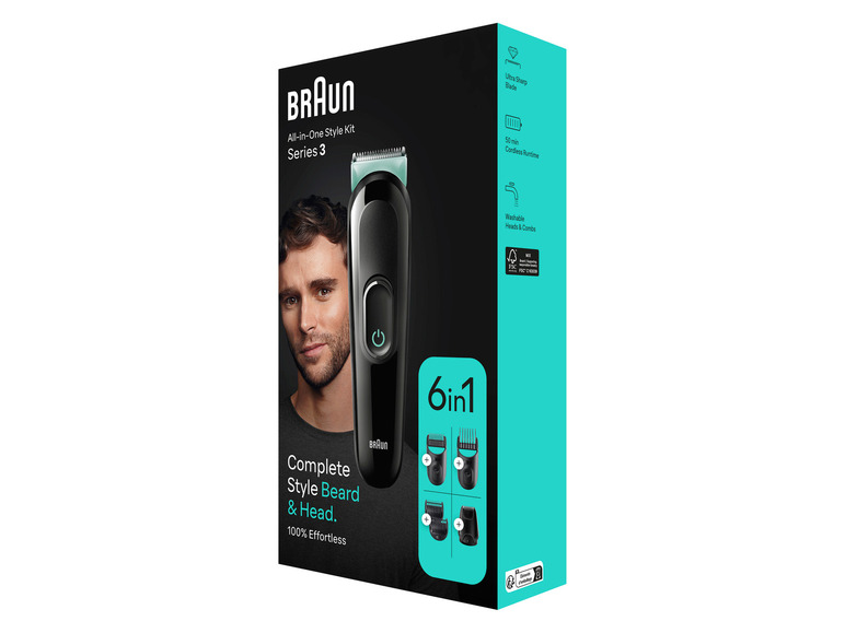 BRAUN All-In-One Styling Set »MGK3411«, 6-in-1 Barttrimmer