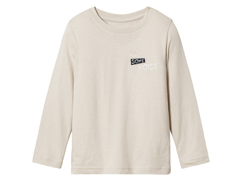 lupilu® Kleinkinder Langarmshirts, 2 Stück, aus reiner Baumwolle