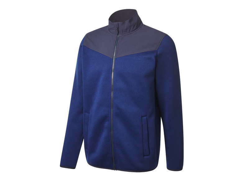 CRIVIT Herren Fleecejacke mit Stehkragen