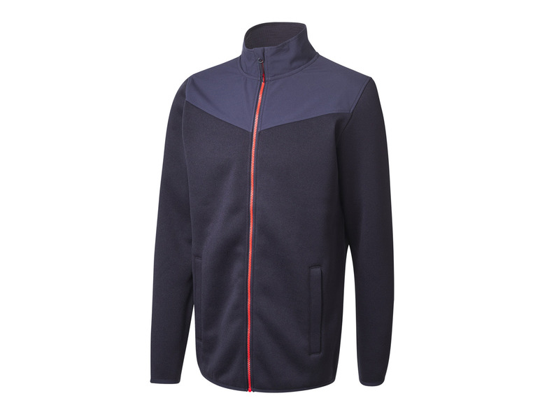 CRIVIT Herren Fleecejacke mit Stehkragen