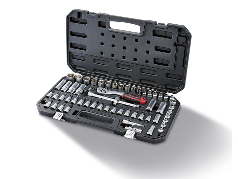 PARKSIDE® Steckschlüsselsatz »PSSS 65 A1«, 3/8 Zoll, 65-teilig