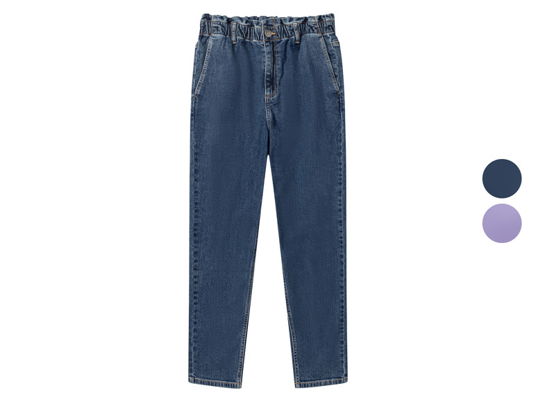 pepperts!® Kinder Mädchen Jeans, Relaxed Fit, hohe Leibhöhe  pepperts!® Kinder Mädchen Jeans, Relaxed Fit, hohe Leibhöhe