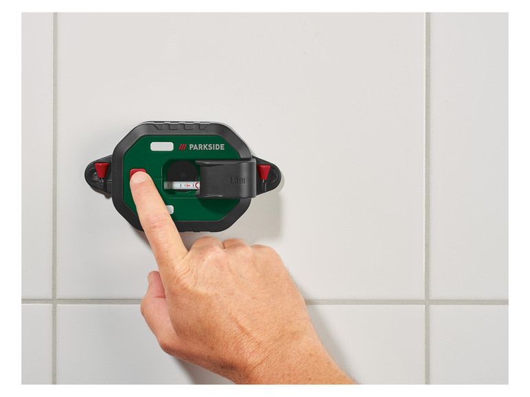 PARKSIDE® Laser-Wasserwaage mit Maßband »PLLM 10 A1«, zur präzisen Ausrichtung