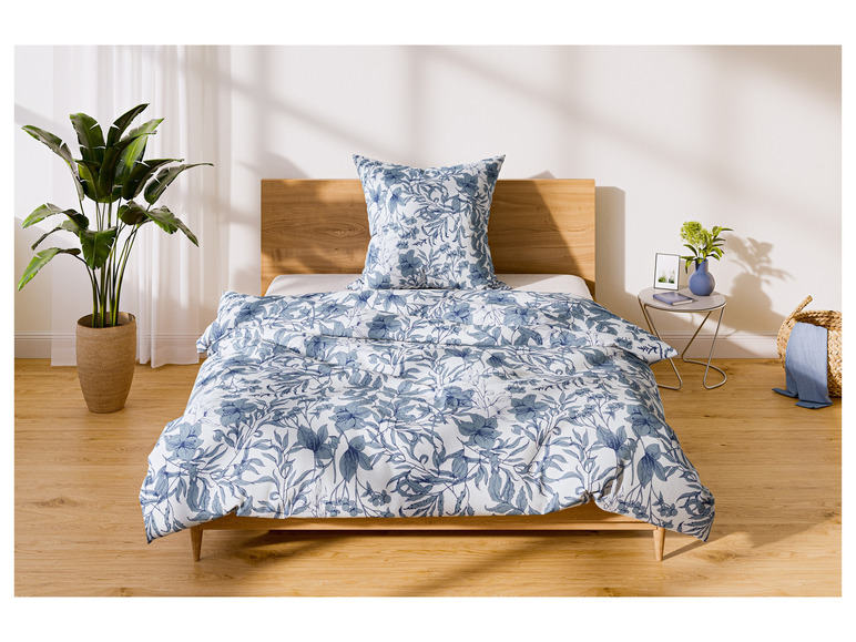 LIVARNO home Satin-Bettwäsche, 155 x 220 cm