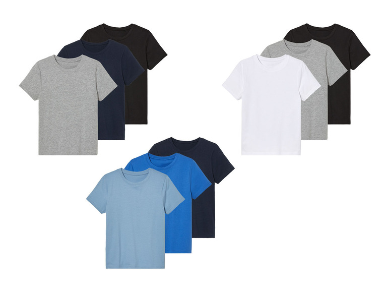pepperts!® Kinder T-Shirts, 3 Stück, mit Baumwolle