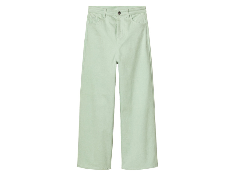 pepperts!® Kinder Mädchen Jeans, Wide Leg, hohe Leibhöhe