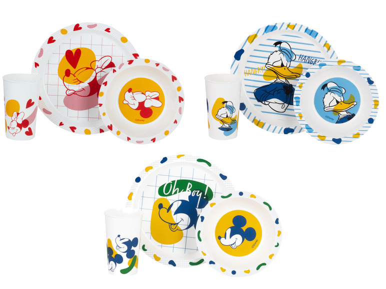 Disney Frühstücksset Kunststoff, 3-teilig