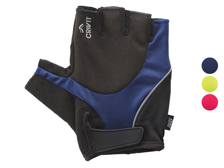 CRIVIT Damen Herren Fahrradhandschuhe mit Gel-Einlage  CRIVIT Damen Herren Fahrradhandschuhe mit Gel-Einlage