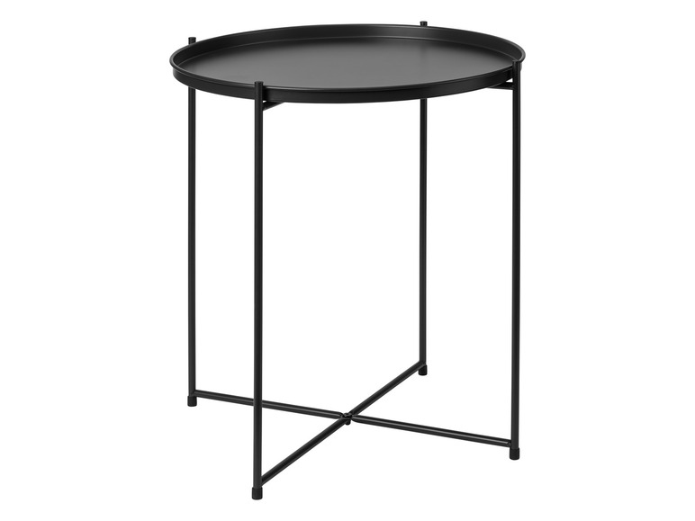 LIVARNO home Beistelltisch mit Tablett, aus Metall