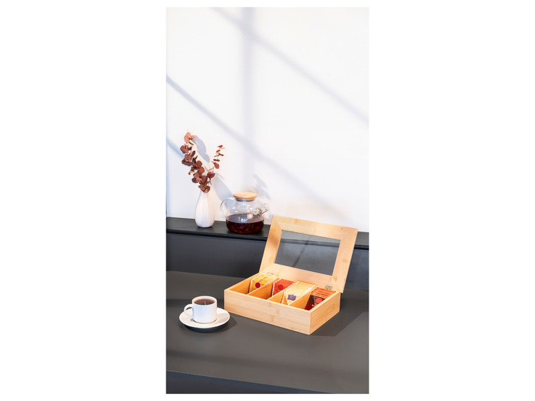 Wenko Teetreppe/Kaffee-/Teebox aus Bambus