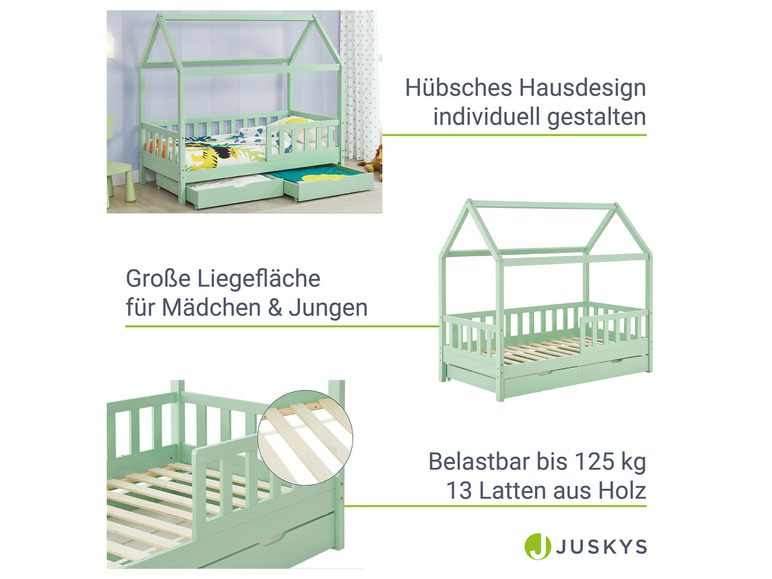 Juskys Kinderbett »Marli«, im skandinavischen Design