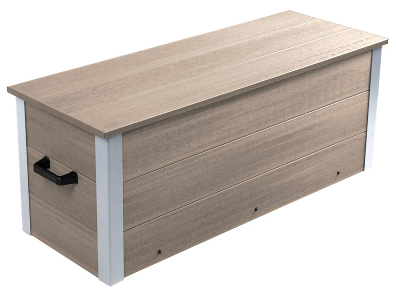 dobar WPC Auflagenbox, silbergrau, L 115 x B 42,8 x H 47,2 cm  dobar WPC Auflagenbox, silbergrau, L 115 x B 42,8 x H 47,2 cm