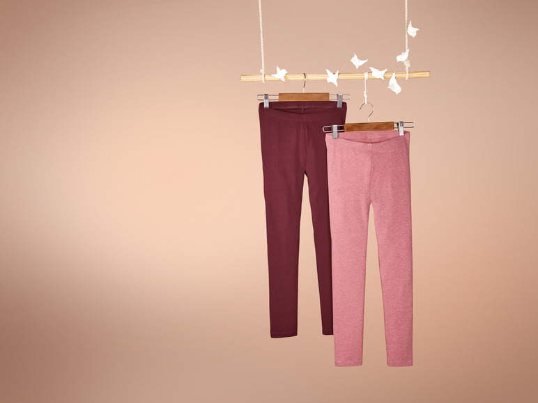 pepperts!® Kinder Leggings, 2 Stück, mit Gummizugbund