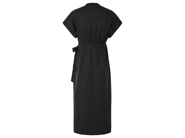 esmara® Damen Kleid, aus Leinen und Baumwolle