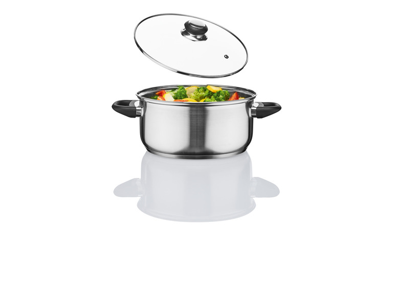 LIVARNO home Edelstahl-Topf, Ø 24 cm