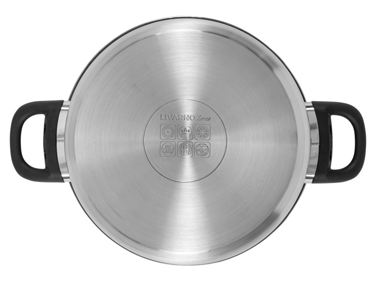 LIVARNO home Edelstahl-Topf, Ø 24 cm