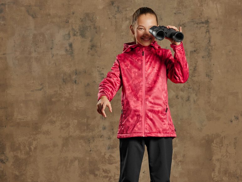 CRIVIT Kinder Softshelljacke, winddicht und atmungsaktiv