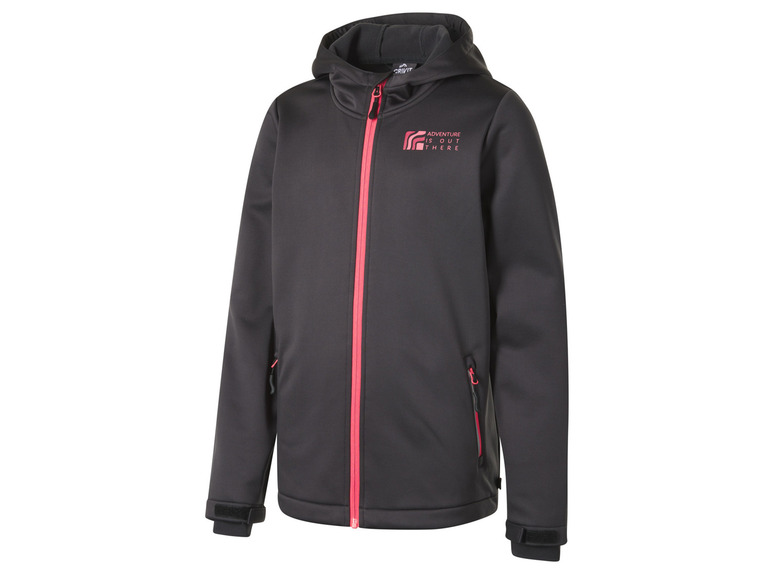 CRIVIT Kinder Softshelljacke, winddicht und atmungsaktiv