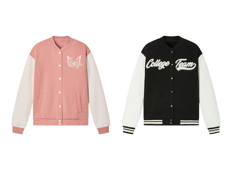 pepperts!® Kinder Collegejacke, angeraute Innenseite