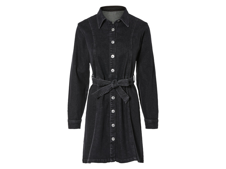 esmara® Damen Jeanskleid im Hemdblusen-Style
