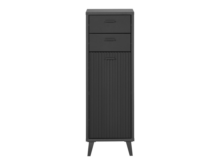 LIVARNO home Bad-Seitenschrank, mit Wellenoptik