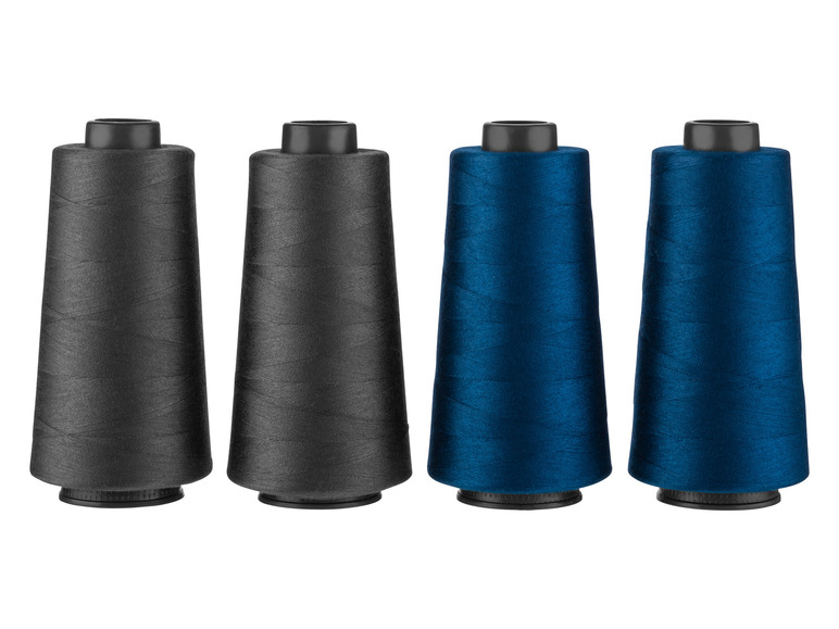 crelando® Overlock-Nähgarne, 4 Stück