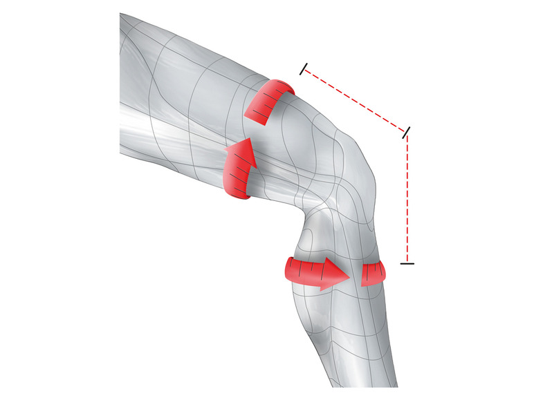 sensiplast® Kniegelenkbandage, mit Anti-Rutsch-Beschichtung
