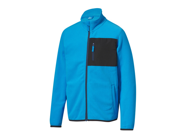 CRIVIT Kinder-Fleecejacke, aus recyceltem Material
