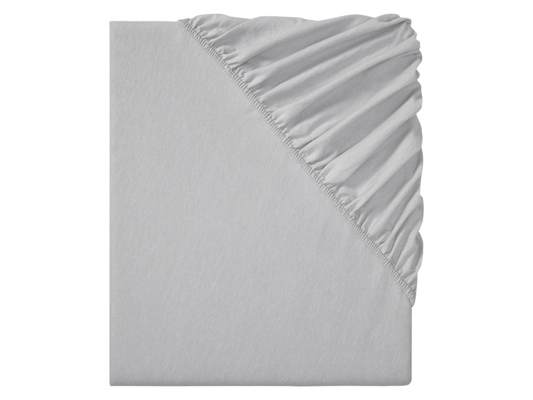 LIVARNO home Feinbiber-Spannbettlaken, 90-100 x 200 cm
