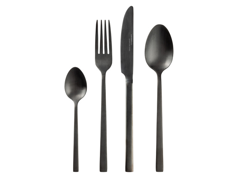 LIVARNO home Edelstahl-Besteck-Set, 16-teilig