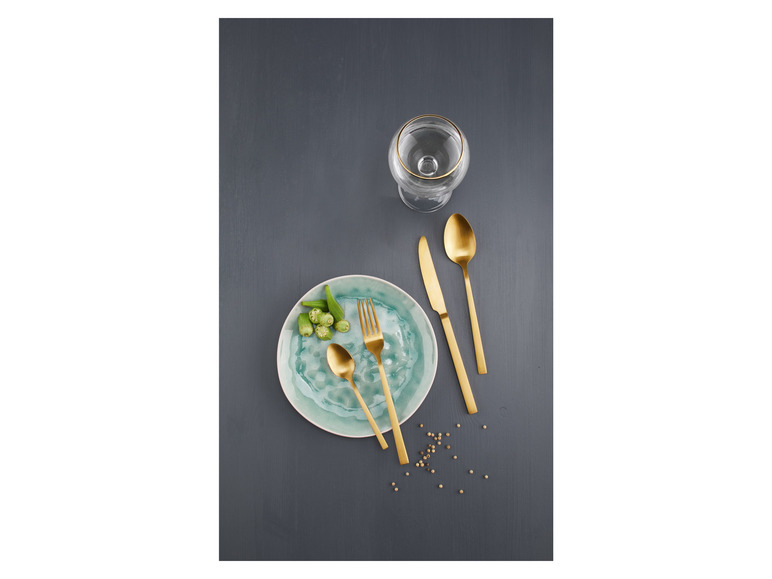 LIVARNO home Edelstahl-Besteck-Set, 16-teilig